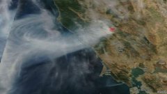 沐鸣平台主管从太空看到的加州毁灭性的金卡德野火