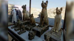 沐鸣平台最近在埃及金字塔遗址发现了大量的木乃伊猫和狮子