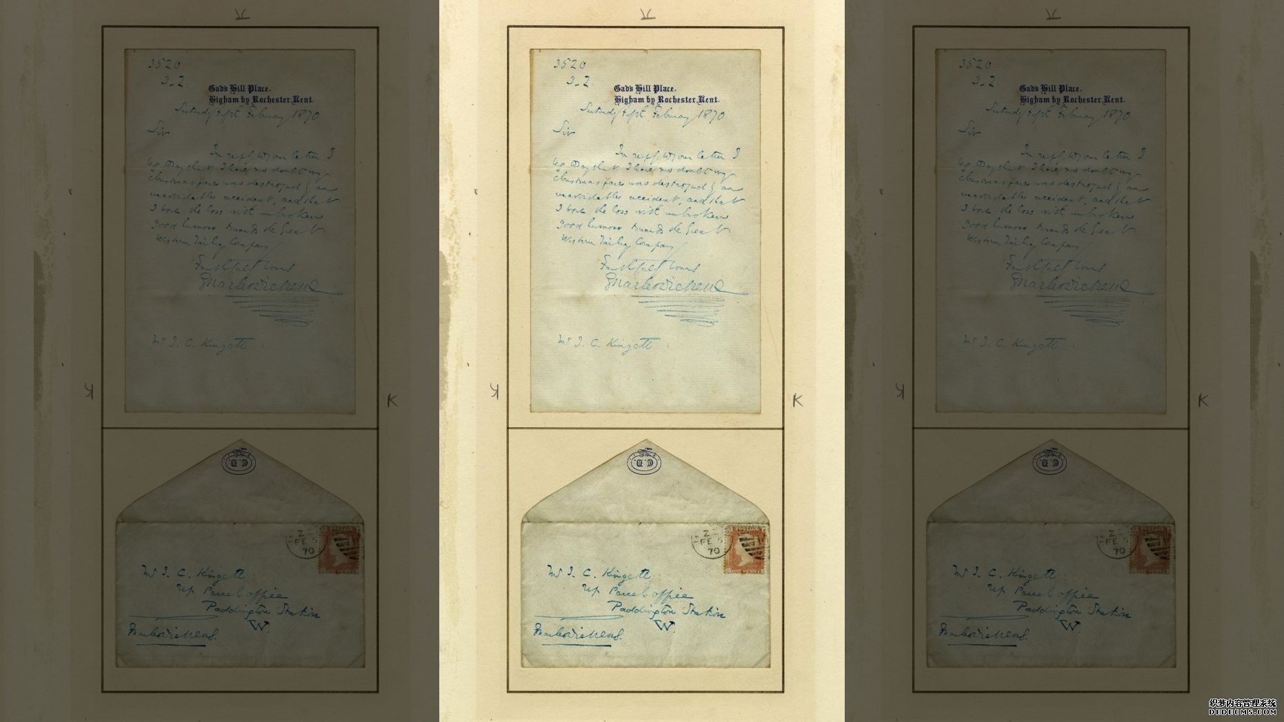 沐鸣平台,150年前查尔斯·狄更斯的圣诞信件被发现