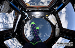 杏3沐鸣平台美国宇航员在太空庆祝光明节，展示节日袜