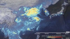 卫星图像显示，沐鸣平台在冠状病毒爆发期间，中国和意大利的排放量大幅下降