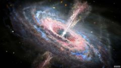 美国国家航空航天局的哈勃太空望远镜发现类星体海啸横扫星系