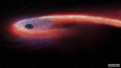 一颗被黑洞撕碎的恒星可能会释放出极其高能的中微子