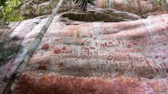 杏3沐鸣平台亚马逊岩石艺术的发现描绘了史前人类和巨大的冰河时代野兽