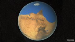 大部分火星上缺少的水可能潜伏在它的地壳中